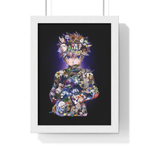 KILLUA COLOR FRAMED POSTER KILLUA COLOR FRAMED POSTER