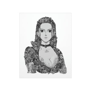 ROBIN BLACK & WHITE POSTER ROBIN BLACK & WHITE POSTER