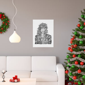 JIRAIYA BLACK & WHITE POSTER JIRAIYA BLACK & WHITE POSTER