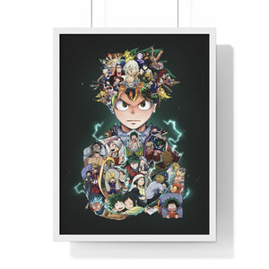 DEKU COLOR FRAMED POSTER DEKU COLOR FRAMED POSTER