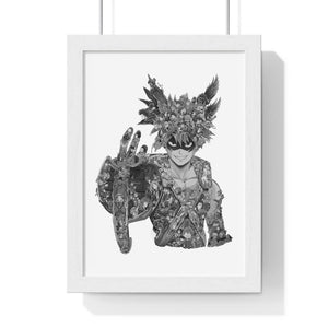 BAKUGO BLACK & WHITE FRAMED POSTER BAKUGO BLACK & WHITE FRAMED POSTER