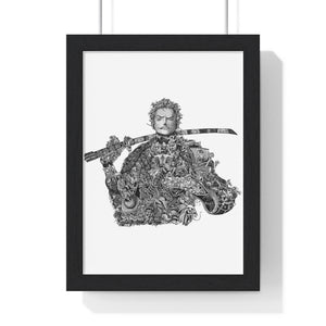 ZORO BLACK & WHITE FRAMED POSTER ZORO BLACK & WHITE FRAMED POSTER
