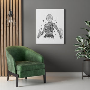 AANG BLACK & WHITE CANVAS AANG BLACK & WHITE CANVAS