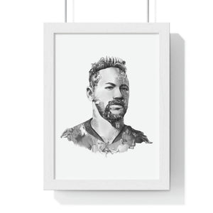 NEYMAR BLACK & WHITE FRAMED POSTER NEYMAR BLACK & WHITE FRAMED POSTER