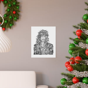 JIRAIYA BLACK & WHITE POSTER JIRAIYA BLACK & WHITE POSTER