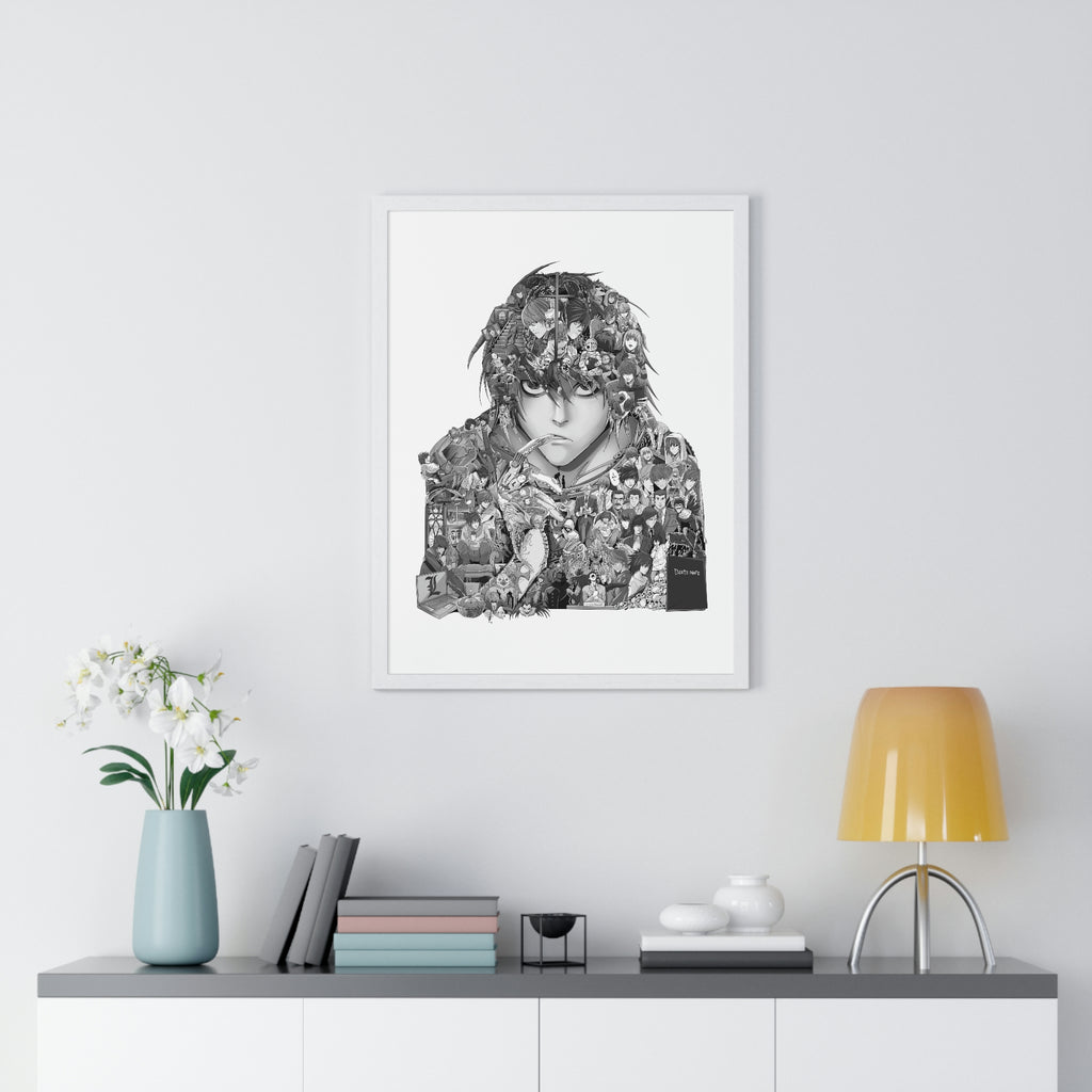 L BLACK & WHITE FRAMED POSTER L BLACK & WHITE FRAMED POSTER