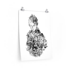 SAITAMA BLACK & WHITE POSTER SAITAMA BLACK & WHITE POSTER