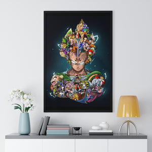VEGETA COLOR FRAMED POSTER VEGETA COLOR FRAMED POSTER