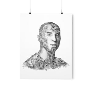 KOBE BRYANT BLACK & WHITE POSTER KOBE BRYANT BLACK & WHITE POSTER