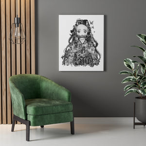 NEZUKO BLACK & WHITE CANVAS NEZUKO BLACK & WHITE CANVAS