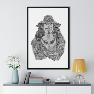 USOPP BLACK & WHITE FRAMED POSTER USOPP BLACK & WHITE FRAMED POSTER