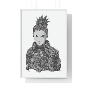 SHIKAMARU BLACK & WHITE FRAMED POSTER SHIKAMARU BLACK & WHITE FRAMED POSTER