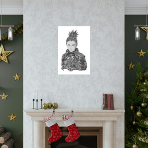 SHIKAMARU BLACK & WHITE POSTER SHIKAMARU BLACK & WHITE POSTER