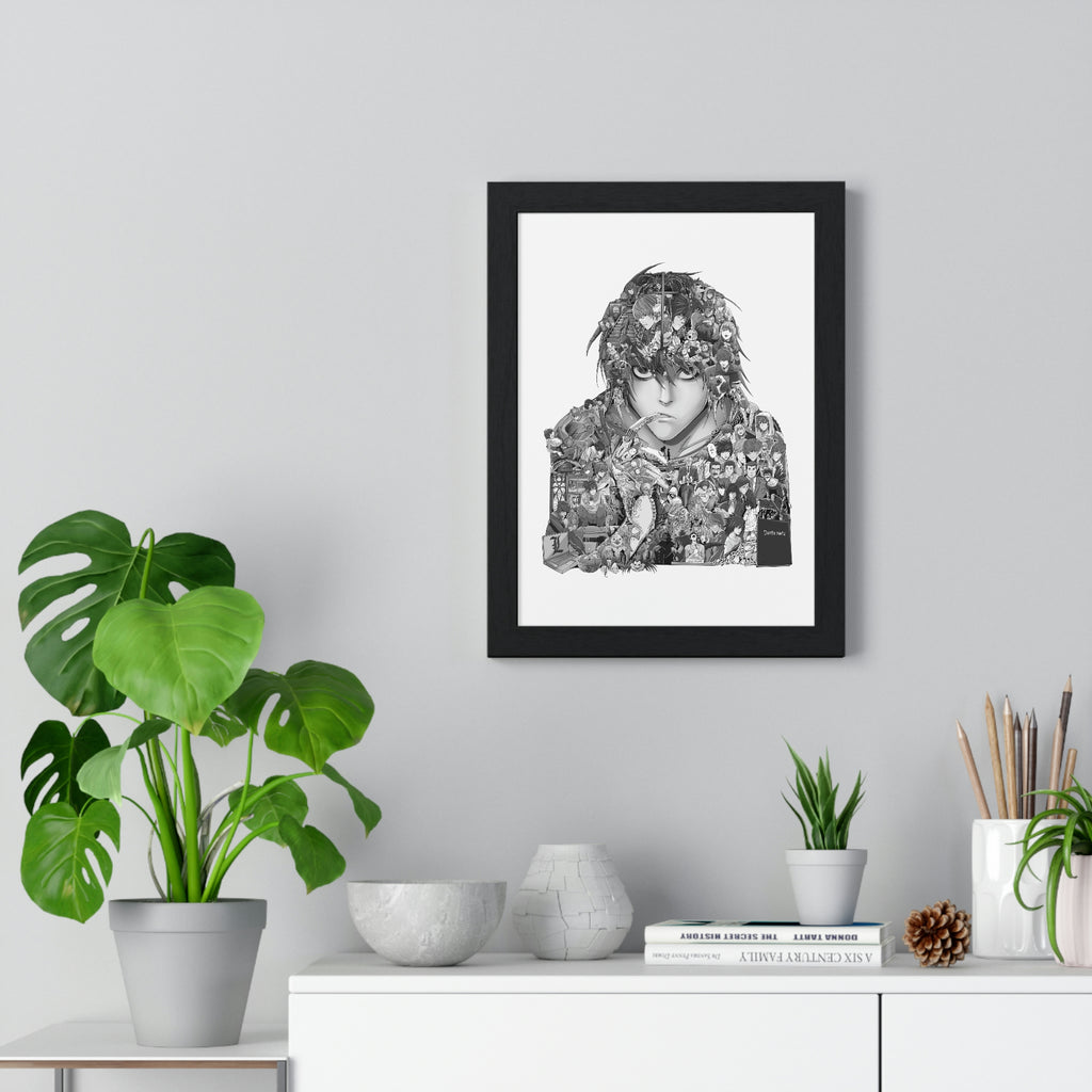 L BLACK & WHITE FRAMED POSTER L BLACK & WHITE FRAMED POSTER