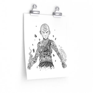 AANG BLACK & WHITE POSTER AANG BLACK & WHITE POSTER