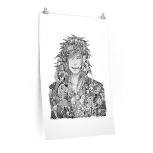 JIRAIYA BLACK & WHITE POSTER JIRAIYA BLACK & WHITE POSTER