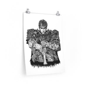 GUTS BLACK & WHITE POSTER GUTS BLACK & WHITE POSTER