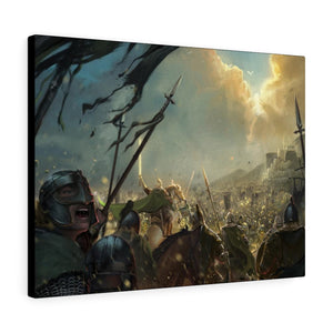 BATTLE OF THE PELENNOR FIELDS CANVAS BATTLE OF THE PELENNOR FIELDS CANVAS