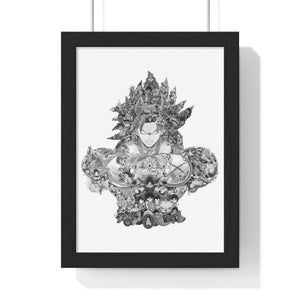 BROLY BLACK & WHITE FRAMED POSTER BROLY BLACK & WHITE FRAMED POSTER