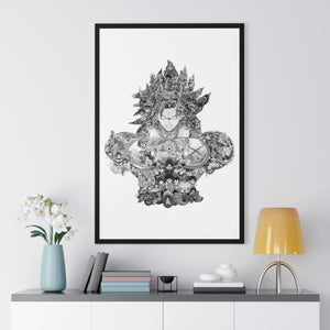 BROLY BLACK & WHITE FRAMED POSTER BROLY BLACK & WHITE FRAMED POSTER