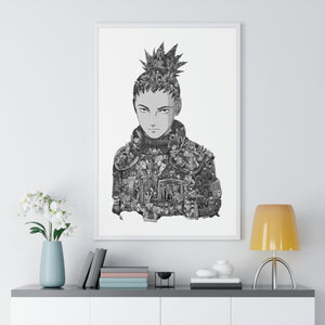 SHIKAMARU BLACK & WHITE FRAMED POSTER SHIKAMARU BLACK & WHITE FRAMED POSTER