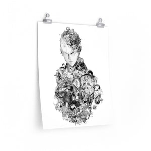 SAITAMA BLACK & WHITE POSTER SAITAMA BLACK & WHITE POSTER