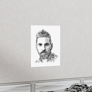 MESSI BLACK & WHITE POSTER MESSI BLACK & WHITE POSTER