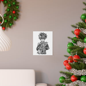 KILLUA BLACK & WHITE POSTER KILLUA BLACK & WHITE POSTER