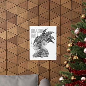 GOKU VEGETA BLACK & WHITE POSTER GOKU VEGETA BLACK & WHITE POSTER