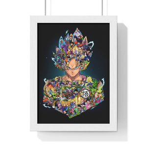 GOKU COLOR FRAMED POSTER GOKU COLOR FRAMED POSTER