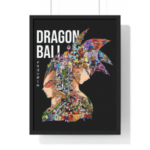 GOKU VEGETA COLOR FRAMED POSTER GOKU VEGETA COLOR FRAMED POSTER