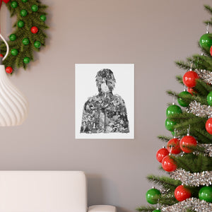 SASUKE BLACK & WHITE POSTER SASUKE BLACK & WHITE POSTER