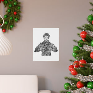 SUKUNA BLACK & WHITE POSTER SUKUNA BLACK & WHITE POSTER