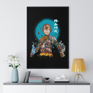 AANG COLOR FRAMED POSTER AANG COLOR FRAMED POSTER
