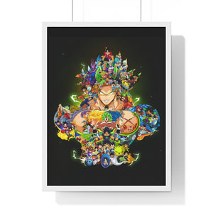 BROLY COLOR FRAMED POSTER BROLY COLOR FRAMED POSTER