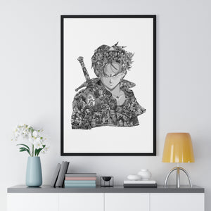 TRUNKS BLACK & WHITE FRAMED POSTER TRUNKS BLACK & WHITE FRAMED POSTER