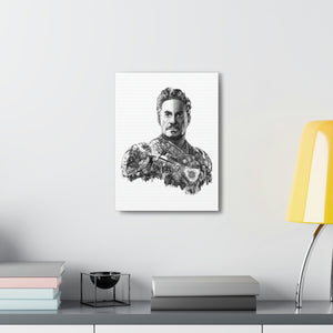 IRON MAN BLACK & WHITE CANVAS IRON MAN BLACK & WHITE CANVAS