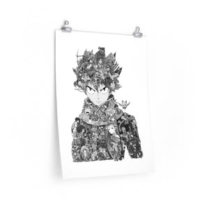 NATSU BLACK & WHITE POSTER NATSU BLACK & WHITE POSTER