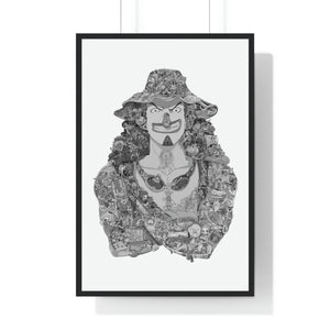 USOPP BLACK & WHITE FRAMED POSTER USOPP BLACK & WHITE FRAMED POSTER