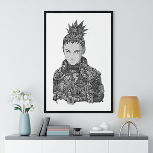 SHIKAMARU BLACK & WHITE FRAMED POSTER SHIKAMARU BLACK & WHITE FRAMED POSTER