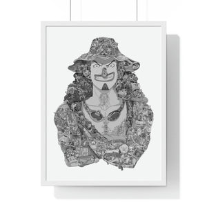USOPP BLACK & WHITE FRAMED POSTER USOPP BLACK & WHITE FRAMED POSTER