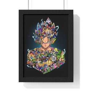 GOKU COLOR FRAMED POSTER GOKU COLOR FRAMED POSTER