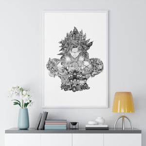 BROLY BLACK & WHITE FRAMED POSTER BROLY BLACK & WHITE FRAMED POSTER
