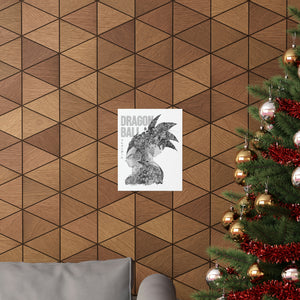 GOKU VEGETA BLACK & WHITE POSTER GOKU VEGETA BLACK & WHITE POSTER