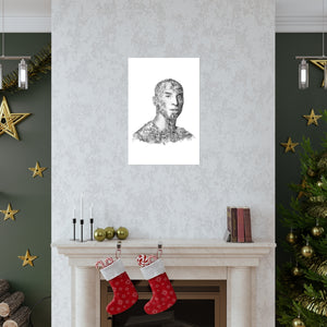 KOBE BRYANT BLACK & WHITE POSTER KOBE BRYANT BLACK & WHITE POSTER