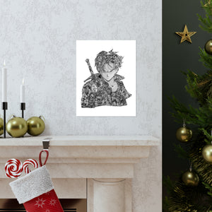 TRUNKS BLACK & WHITE POSTER TRUNKS BLACK & WHITE POSTER