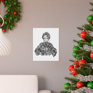 TANJIRO BLACK & WHITE POSTER TANJIRO BLACK & WHITE POSTER