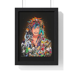 JIRAIYA COLOR FRAMED POSTER JIRAIYA COLOR FRAMED POSTER