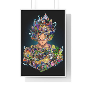 GOKU COLOR FRAMED POSTER GOKU COLOR FRAMED POSTER