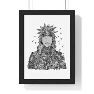 MINATO BLACK & WHITE FRAMED POSTER MINATO BLACK & WHITE FRAMED POSTER